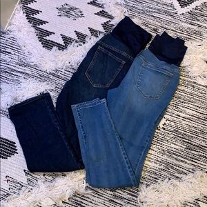 Gap maternity jeans size medium dark wash